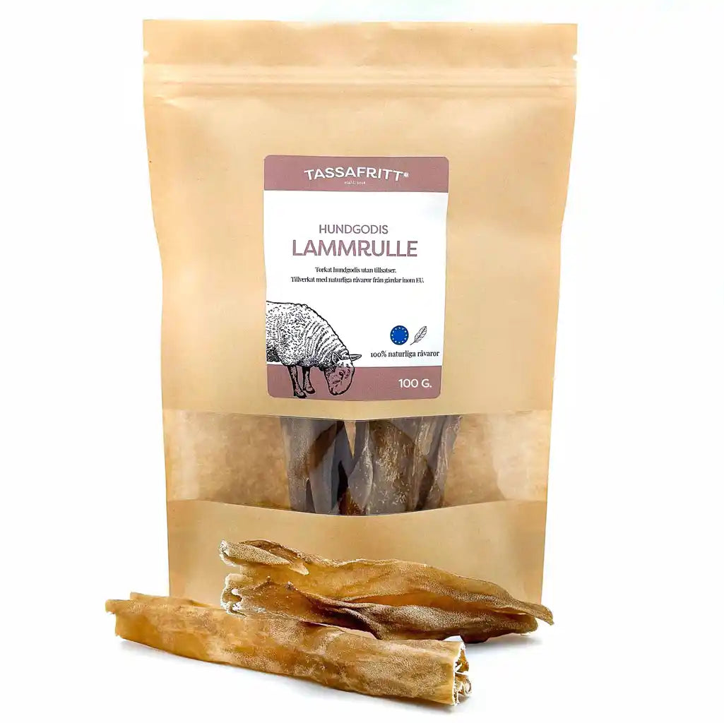 TassaFritt Lammrulle 100 gram