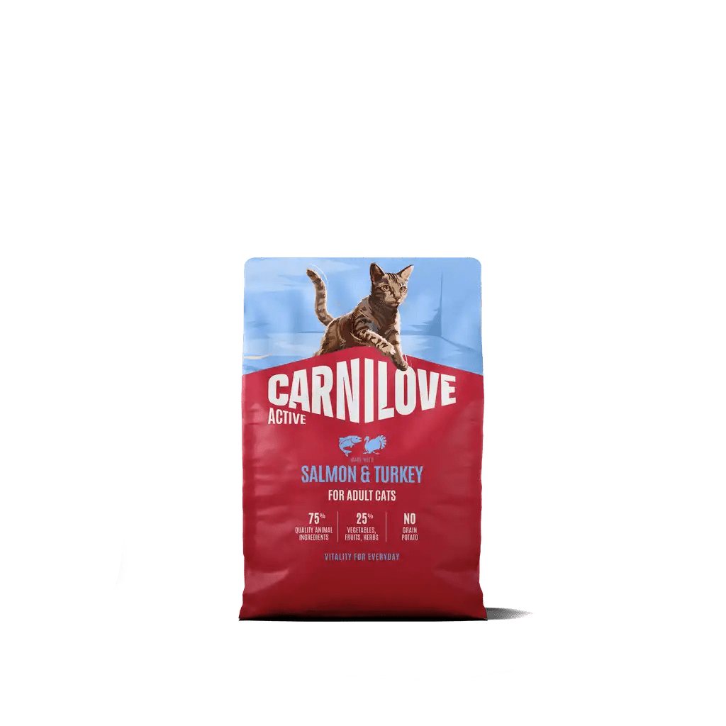 Carnilove Active Cat Dry Salmon & Turkey for Adult All Breeds - Handla på Gaston