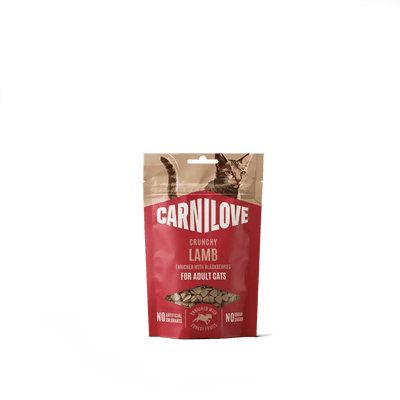Carnilove Cat Crunchy Snack Lamb enriched with Blackberries - Handla på Gaston