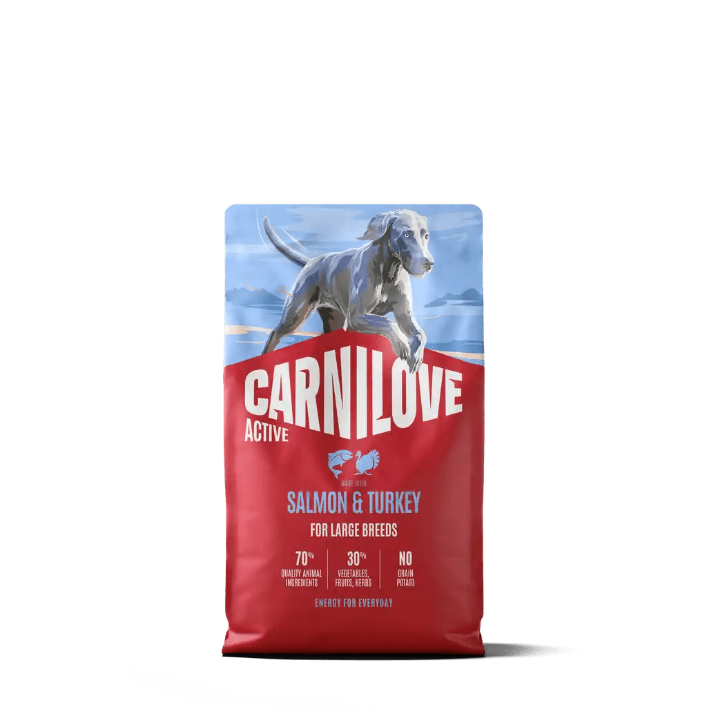 Carnilove Active Dog Dry Salmon & Turkey for Adult Large Breeds - Handla på Gaston