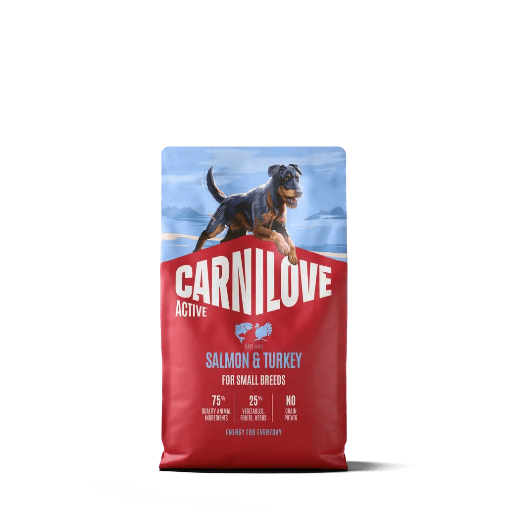 Carnilove Active Dog Dry Salmon & Turkey for Adult Small Breeds - Handla på Gaston