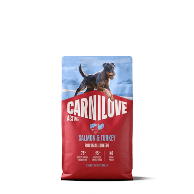 Carnilove Active Dog Dry Salmon & Turkey for Adult Small Breeds - Handla på Gaston