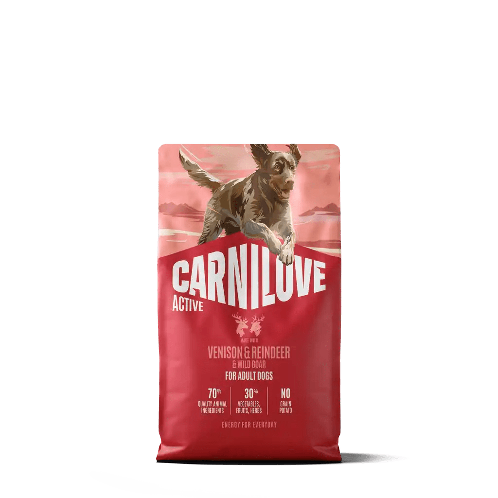 Carnilove Active Dog Dry Venison & Reindeer & Wild Boar for Active Adults - Handla på Gaston