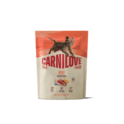 Carnilove True Fresh Cat Dry Beef for Kittens - Handla på Gaston