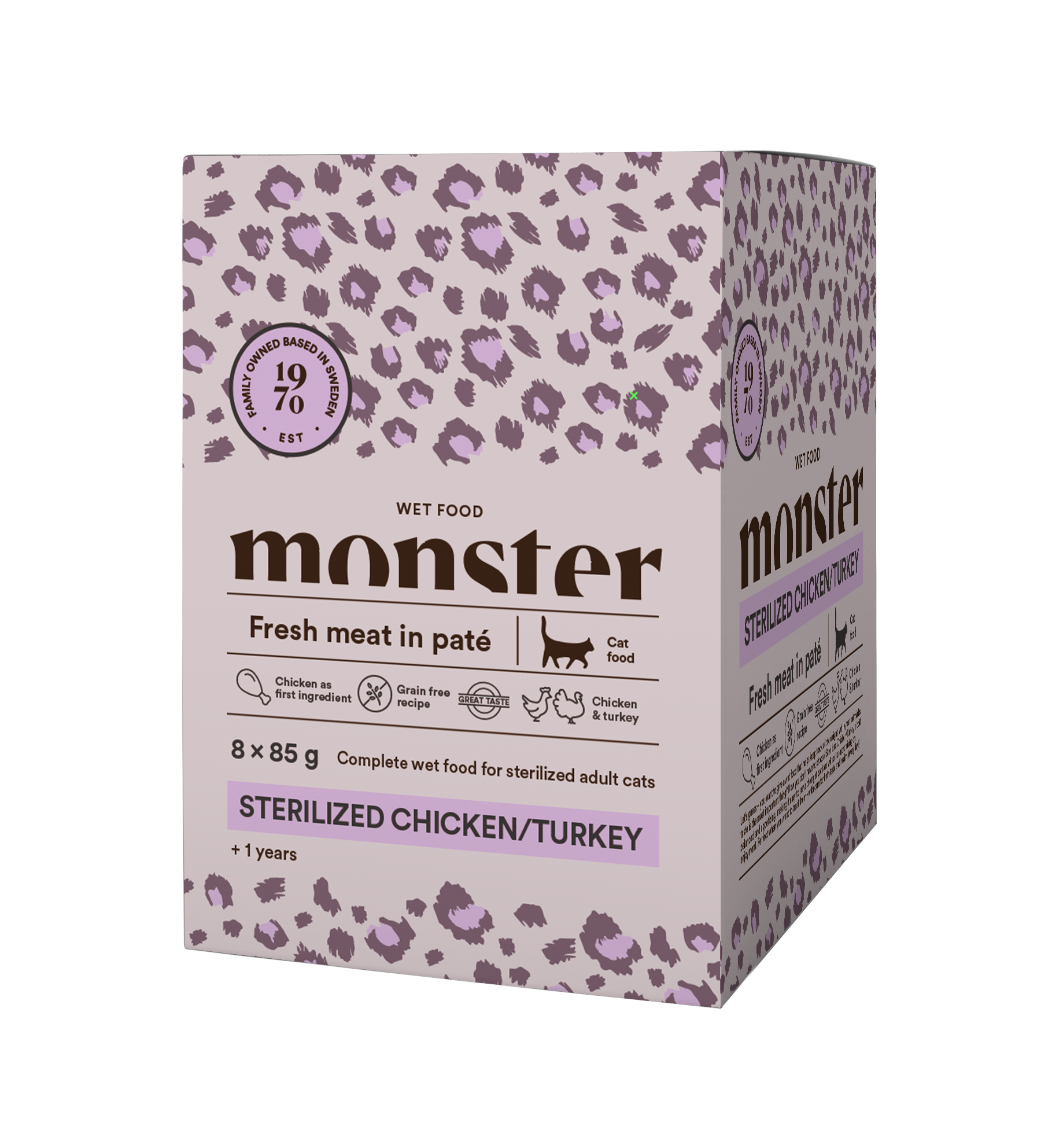Monster Cat Pouches Sterilized Chicken/Turkey